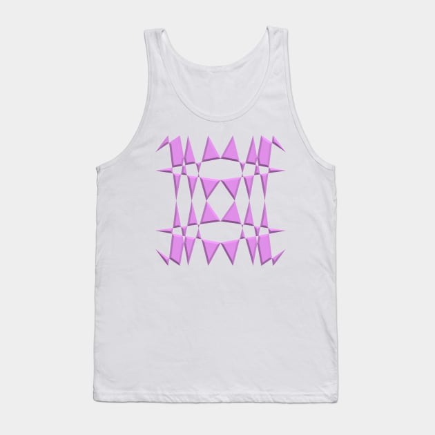 Object in 3D  pink Tank Top by robelf